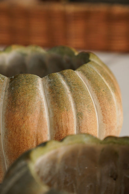 Weathered Cement Pumpkin Decorative Bowl - Image 3