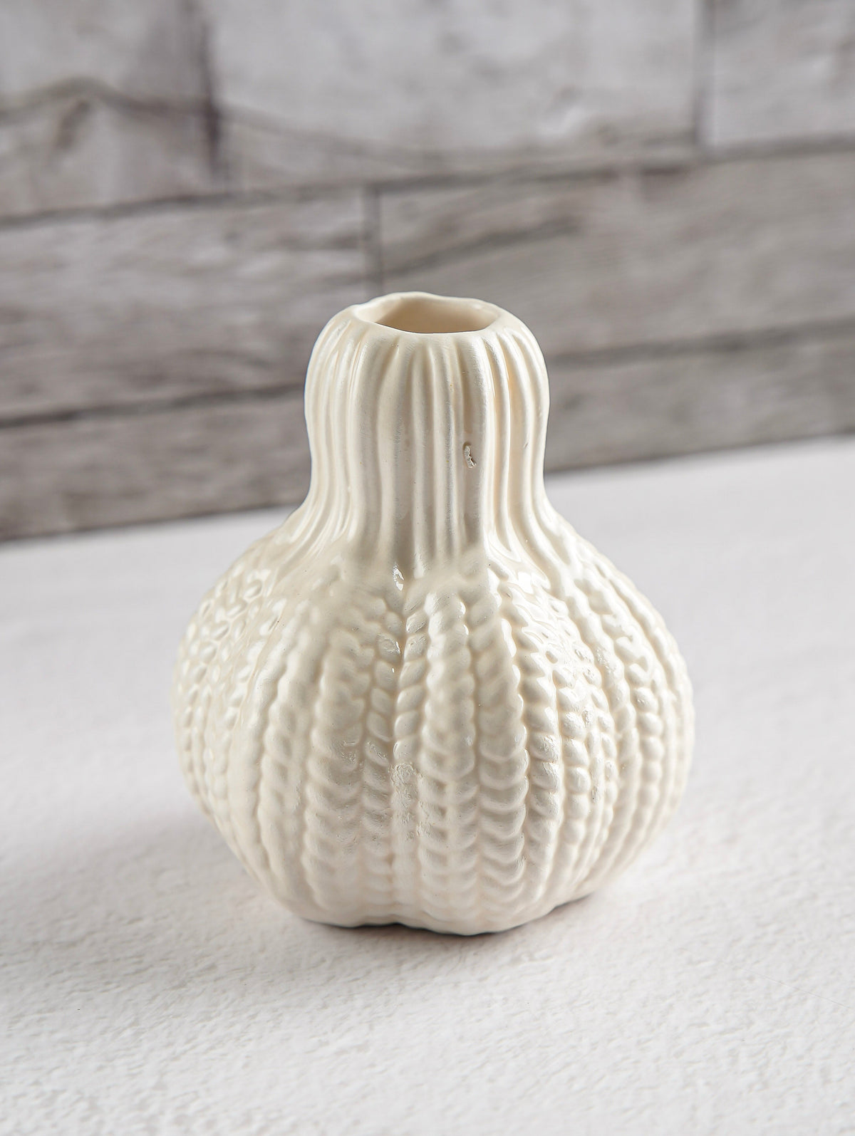 Porcelain Gourd Bud Vase - Image 2