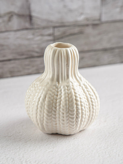 Porcelain Gourd Bud Vase - Image 2