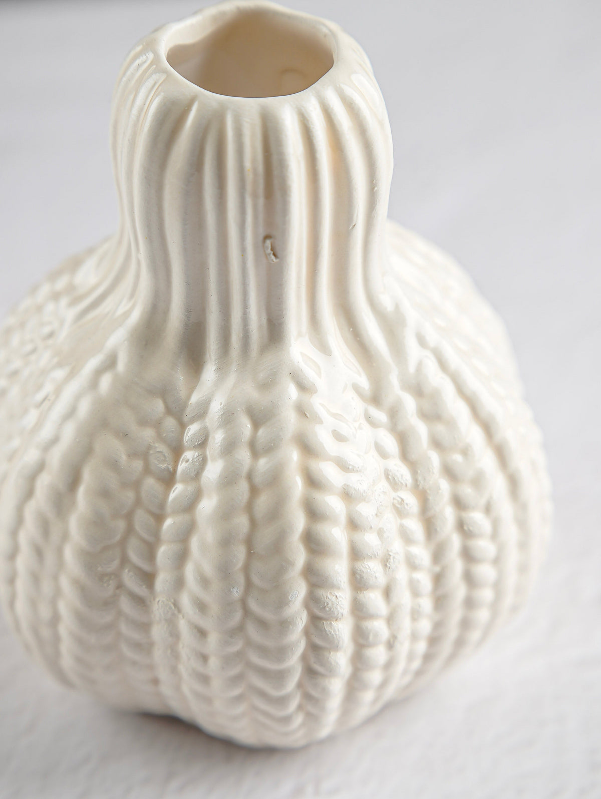 Porcelain Gourd Bud Vase - Image 3
