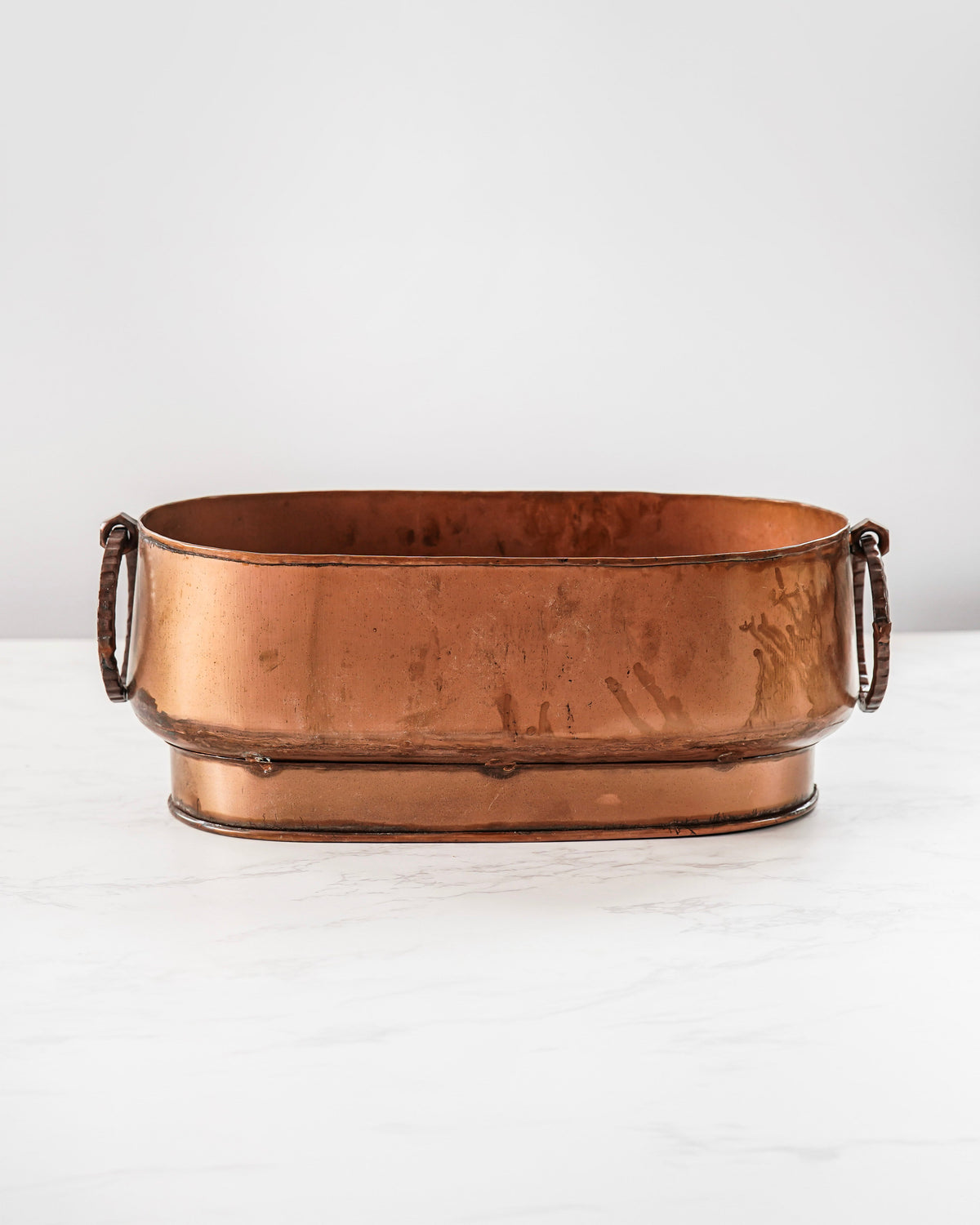 Antique Copper Garden Planter - Image 1