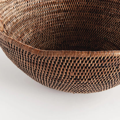 Rattan Scalloped Decorative Bowl - Image 5