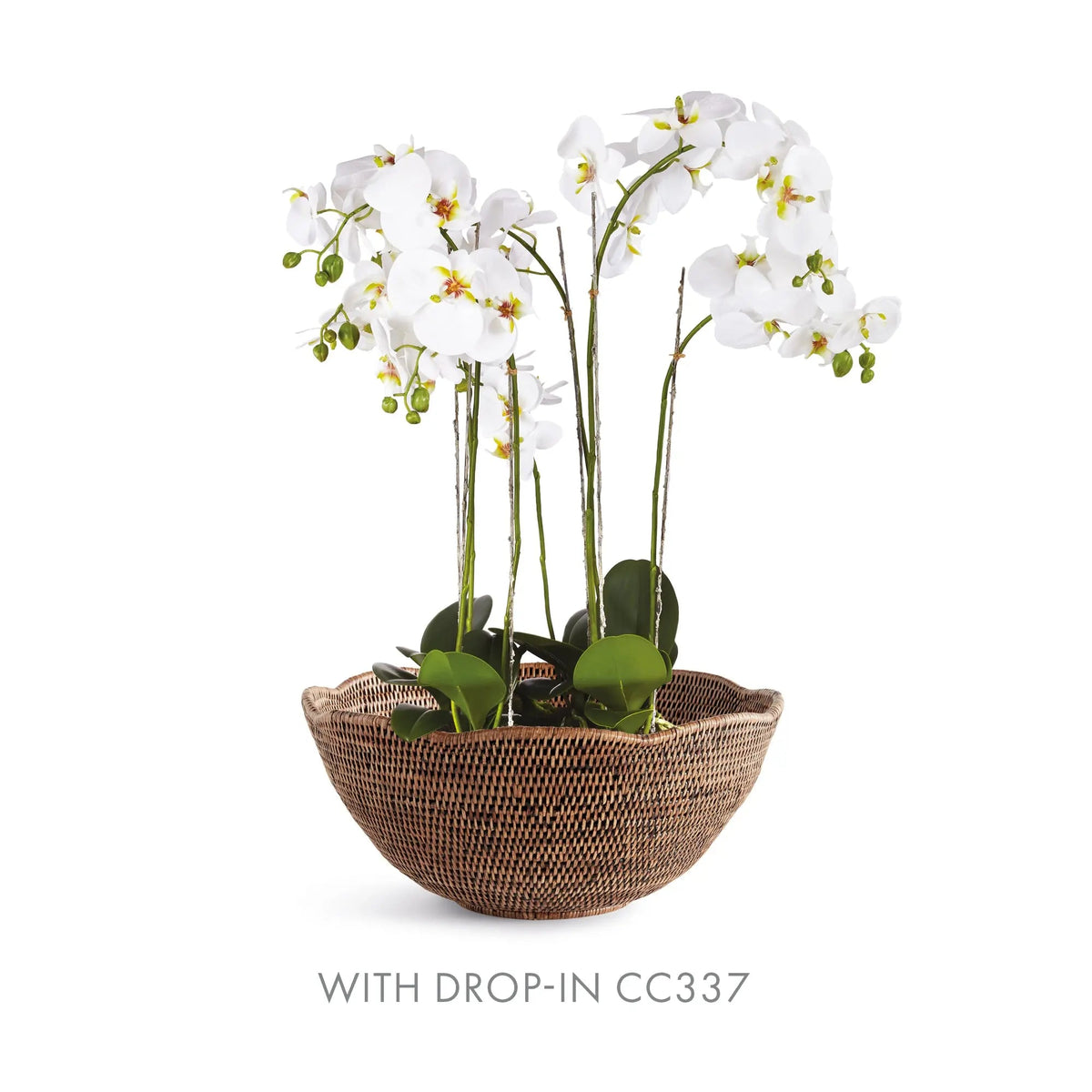 Rattan Scalloped Decorative Bowl - Image 7