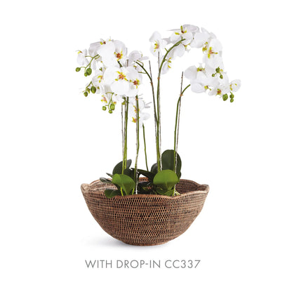 Rattan Scalloped Decorative Bowl - Image 7