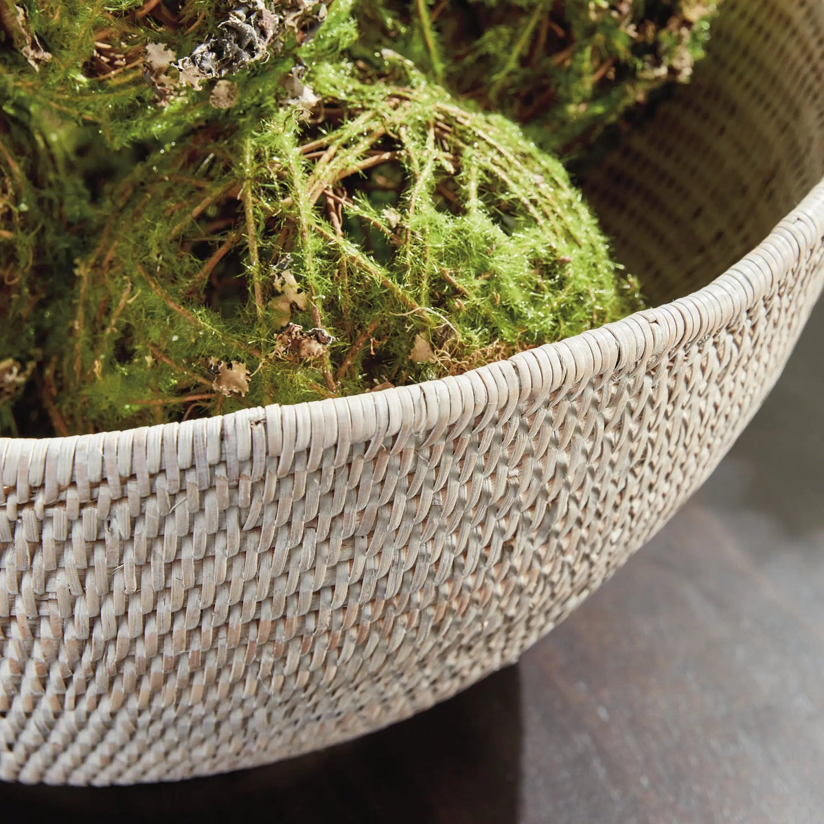 Rattan Scalloped Decorative Bowl - Image 20