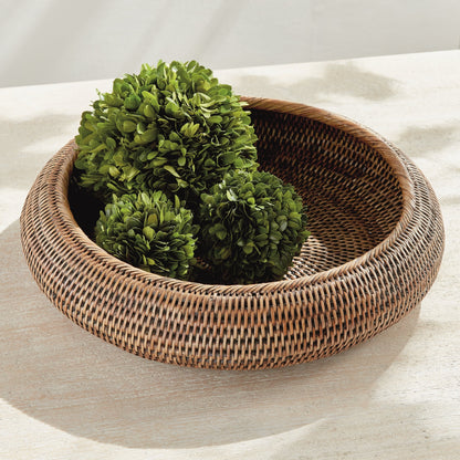 Rattan Shallow Display Bowls, Set of 2 - Image 17