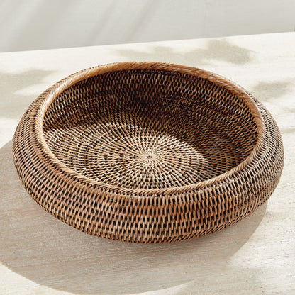 Rattan Shallow Display Bowls, Set of 2 - Image 18