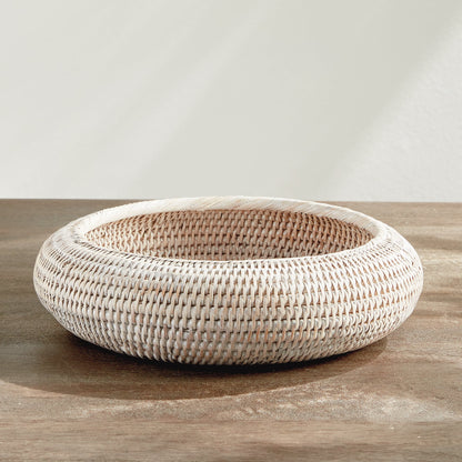 Rattan Shallow Display Bowls, Set of 2 - Image 7