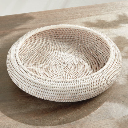 Rattan Shallow Display Bowls, Set of 2 - Image 9