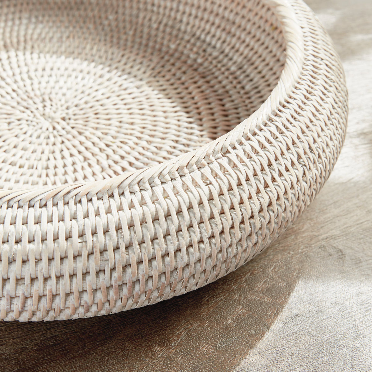 Rattan Shallow Display Bowls, Set of 2 - Image 10