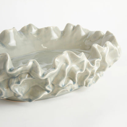 Ruffled Stoneware Decorative Bowl - Image 10