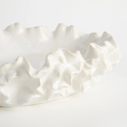 Ruffled Stoneware Decorative Bowl - Image 13
